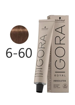 Крем-краска для седых волос Schwarzkopf Professional Igora Royal Absolutes 6-60 темно-русый 60 мл (4045787282436)