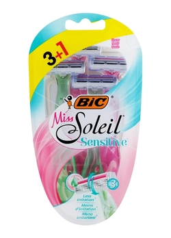 Набор бритв без сменных картриджей BIC Miss Soleil Sensitive 3+1 шт (3086123534605)