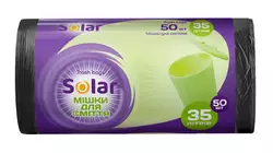 Мешки для мусора SOLAR 35л/50шт (4820269930049)
