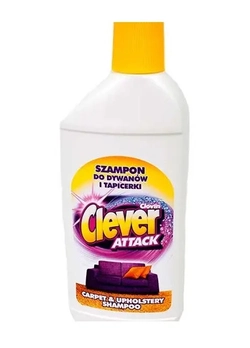 Средство для чистки — шампунь Clever Attack для чистки ковров и обивки 500 мл (5904584241475)