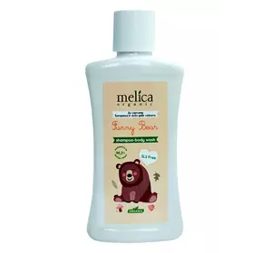 Детский шампунь и гель для душа Melica Organic от мишки 300 мл (4770416003310)