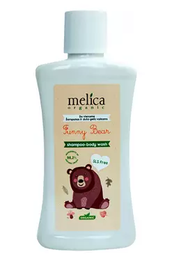 Детский шампунь и гель для душа Melica Organic от мишки 300 мл (4770416003310)