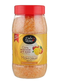 Соль для ванн dolce vero манговый мусс (550 г) (4820091143808)