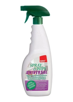 Универсальное средство для чистки любых поверхностей Sano Spray and Wipe 750 мл (7290000292915)