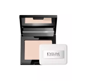 Компактная пудра eveline cosmetics beauty line №11 ivory 9 г (5901964019761)