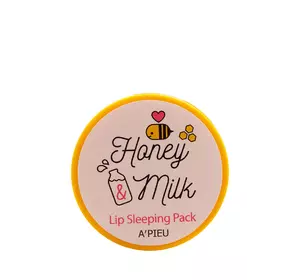 Ночная маска для губ Apieu Honey & Milk, 6.7 г (8806185745413)