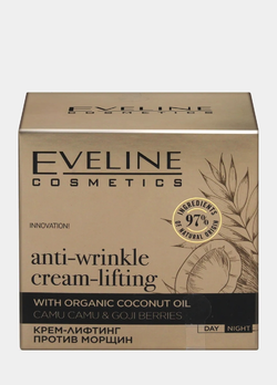 Крем-лифтинг Eveline Cosmetics Organic Gold Против морщин 50 мл (5903416030201)