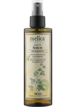 Укрепляющая сыворотка для волос Melica Organic с растительными экстрактами и пантенолом 200 мл (4770416342129)