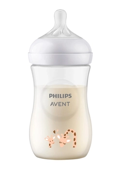 Бутылочка для кормления Philips AVENT Natural Природный поток Жираф 260 мл SCY903/66 (8710103989691)