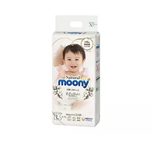 Подгузники детские Moony Natural Размер L 9-14 кг, 38 шт (4903111242030)