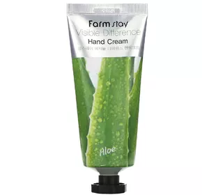 Крем для рук Farm Stay Visible Difference Hand Cream Aloe с алоэ 100 г (8809636280495)