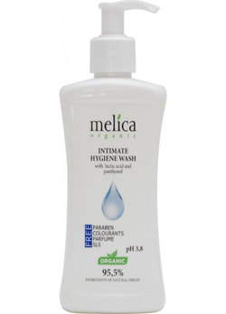 Средство для интимной гигиены Melica Organic с молочной кислотой и пантенолом 300 мл (4770416342112)