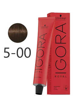Краска для волос Schwarzkopf Professional Igora Royal 5-00 Светло-коричневый экстра 60 мл (4045787206623)