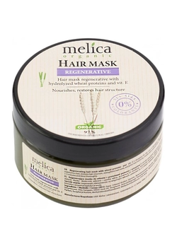 Маска регенерирующая для волос Melica Organic с экстрактами лопуха и масла 350 мл (4770416003778)