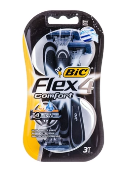 Набор бритв BIC Flex 4 комфорт без сменных картриджей (3 шт) (3086123220614)