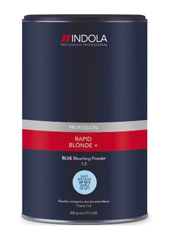 Голубая пудра для осветления волос INDOLA Rapid Blond+ 450г (4045787285710)