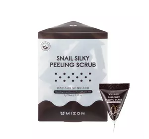 Пилинг-скраб с муцином улитки Mizon Snail Silky Peeling Scrub 7 г (8809541198830)