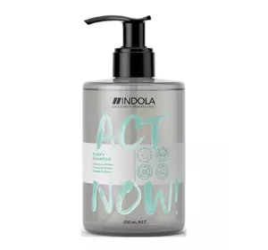 Шампунь Schwarzkopf Professional Indola Act Now Purify для очистки волос 300 мл (4045787765724)