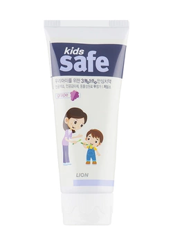 Детская зубная паста Lion Kids Safe Виноград, 90 гр (8806325611493)
