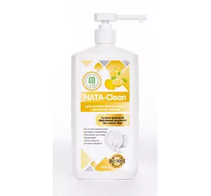 Средство моющее NATA-Clean для ручной мойки посуды с ароматом лимона, 1000мл, премиум (4823112600953)