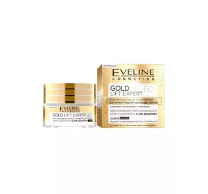 Омолаживающий крем-сыворотка 60+ Eveline Gold Lift Expert 50 мл (5901761941951)