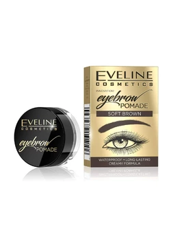 Помада для бровей Eveline Soft Brown Eyebrow Pomade 4.5 мл (5901761984644)