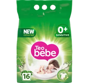Стиральный порошок Teo Bebe Just Essentials Cotton Soft Green 2.4 кг (3800024020629)