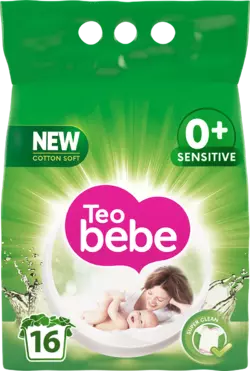Стиральный порошок Teo Bebe Just Essentials Cotton Soft Green 2.4 кг (3800024020629)