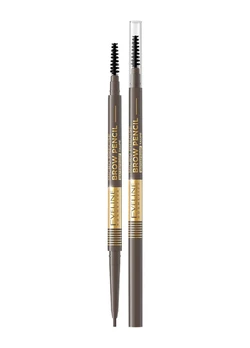Водостойкий карандаш для бровей Eveline № 01 taupe серии micro precise brow pencil (5903416017431)