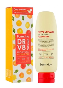 Пилинг гель FarmStay DR-V8 Vitamin Brightening Peeling Gel с витаминным комплексом 150 мл (8809469775922)