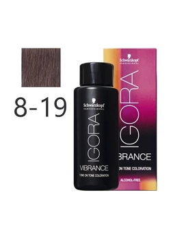Краска для волос Schwarzkopf igora Vibrance безаммиачная 8-19 Светлый русый Сандре фиолетовый 60 мл (7702045562040)