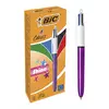 Набор шариковых ручек BIC 4 Colours Shine Purple 1 мм 12 шт (3086123502901)