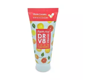 Витаминная пенка Farmstay Dr-V8 Vitamin Foam Cleansing для очищения кожи 100 г (8809469775885)