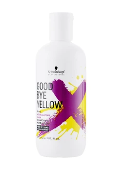 Бессульфатный шампунь Schwarzkopf Professional Goodbye Yellow с антижелтым эффектом 300 мл (4045787736410)