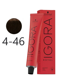 Краска для волос Schwarzkopf Professional Igora Royal 4-46 Коричневый средний бежевый 60 мл (4045787324747)