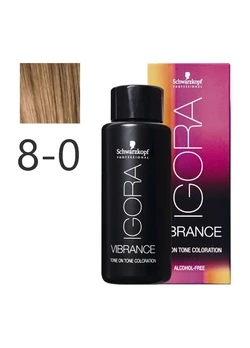 Краска для волос Schwarzkopf igora Vibrance безаммиачная 8-0 Светло-русый 60 мл (7702045559842)