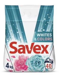 Стиральный порошок Savex Whites & Colors Автомат 4 кг (3800024025051)