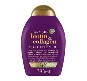 Кондиционер OGX Biotin & Collagen Для лишенных объема и тонких волос С биотином и коллагеном 385 мл (22796976710)