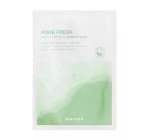 Маска для лица Mizon Pore Fresh Deep Cleansing Bubble Mask очищающая 25г (8809663754198)