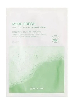 Маска для лица Mizon Pore Fresh Deep Cleansing Bubble Mask очищающая 25г (8809663754198)