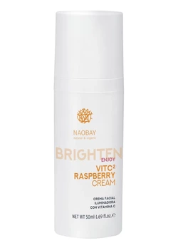 Крем для лица Naobay Brighten Vit C Raspberry Cream Осветляющий 50 мл (8436568902715)