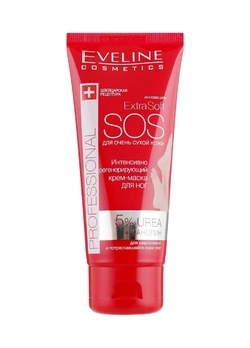 Интенсивно регенерирующая крем-маска для стоп eveline cosmetics extra soft (100 мл) (5901761986815)