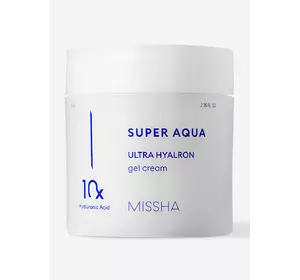 Гель-крем для лица с гиалуроновой кислотой Missha Super Aqua Ultra Hyalron Gel Cream 70 мл (8809747928705)