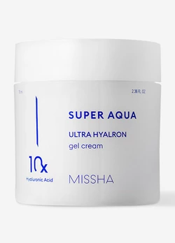 Гель-крем для лица с гиалуроновой кислотой Missha Super Aqua Ultra Hyalron Gel Cream 70 мл (8809747928705)