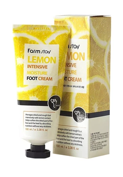 Крем для ног увлажняющий с лимоном Farm Stay Lemon Intensive Moisture Foot Cream, 100 мл (8809636280686)
