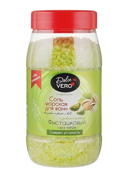 Соль для ванн Dolce Vero Фисташковый чиз-кейк 550 г (4820091143860)