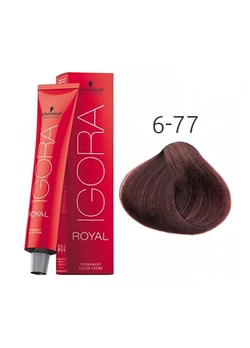 Крем-краска для волос Schwarzkopf Igora Royal 6-77 Темно-Русый Медно-Коричневый 60 мл (4045787207064)