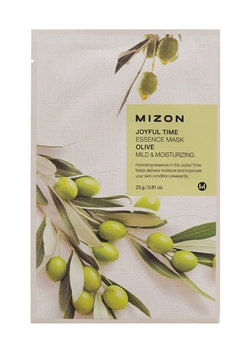 Маска для лица с экстрактом оливы Mizon Joyful Time Essence Mask Olive 23 г (8809479166482)