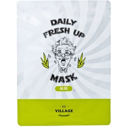 Тканевая маска с алоэ Village 11 Factory Daily Fresh Up Mask Aloe 20 мл (8809587520374)