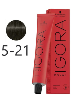 Краска для волос Schwarzkopf Professional Igora Royal 5-21 Светло-коричневый ясень пепельный 60 мл (4045787480412)